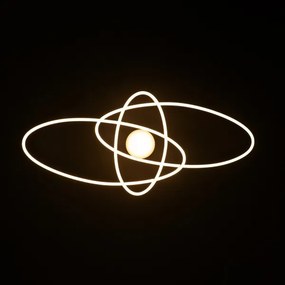 BRILAGI - plafonieră LED dimabilă APOLLO LED/58W/230V 43,2x101,2 cm crom + telecomandă