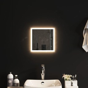 Oglinda cu LED de baie, 30x30 cm 1, 30 x 30 cm