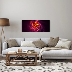 Tabloul cu abstracțiune modernă care luminează (120x50 cm)