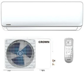 Aparat de aer condiționat cu invertor Crown CIT-12FO62AS, 12000 BTU, A++, Autocurățare, Autodiagnosticare, Auto-dezghețare, Alb
