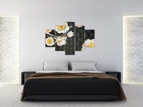 Tablou - Imagine cu flori de trandafir alb (150x105 cm)