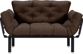 Canapea Extensibilă 2 locuri SUNNY, pentru terasă, 155x70x85 cm, Maro-Enjoy