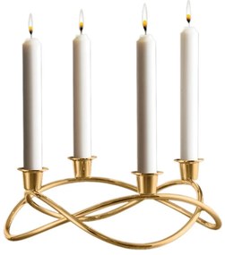 Sfeșnic de Crăciun în formă de coroniță de Advent - Georg Jensen