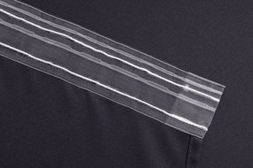 Draperie gri inchis OXFORD 140x250 cm Agatat: Inele metalice