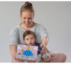 Carte textilă pentru copii cu oglindă savană Taf Toys