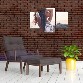 Tablou - Femeia pe plajă (90x60 cm)