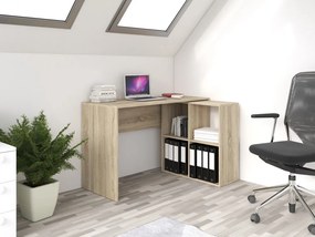 Odell Plus 2X2 birou de colț, 120X50X76, cu stocare, sanomaj