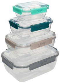 Set de cutii dreptunghiulare Neo PP Klic x4