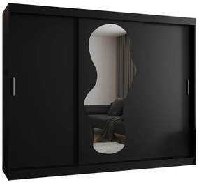 Dulap de haine 250 cm Ulta (Negru). 1126334