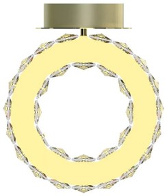 Lustra LED aplicata design modern Girona auriu