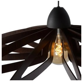 Lustră pe cablu ZIDANE 1xE27/15W/230V maro/neagră Lucide 77483/76/30