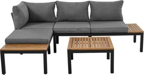 Set mobilier de grădină, Gri | Aosom Romania