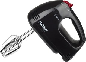 Mixer de mana Floria ZLN7567 Negru, Putere 150 W, 7 viteze, Buton eliberare accesorii