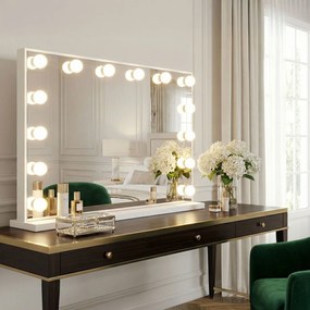 Oglindă LED HOLLYWOOD White 80x60