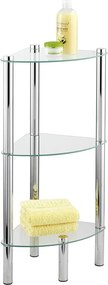 Raft pentru colț de baie YEGO WENKO, 3 rafturi practice, ușor de instalat