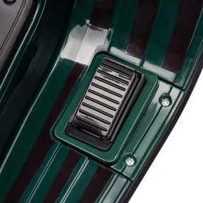 AIYAPLAY Motocicletă electrică pentru copii Vespa 6V dim. 107L x 47l x 73H cm Muzică MP3 Port USB Far 2 roți de antrenare - Verde | Aosom Romania