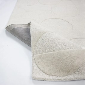 Covor fildeș țesut manual din lână 160x230 cm Gigi – Flair Rugs