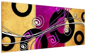 Tablou abstracției (120x50 cm)