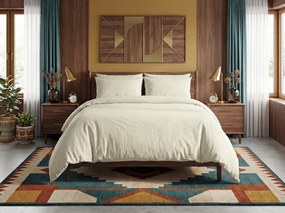 Lenjerie de pat din bumbac CALMORA bej deschis Dimensiune lenjerie de pat: 70 x 90 cm | 140 x 220 cm