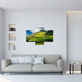 Tablou cu peisaj montan (90x60 cm)