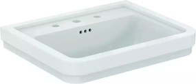 Lavoar suspendat Ideal Standard Atelier Calla alb lucios 62 cm cu 3 orificii baterie si preaplin