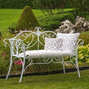 BAN604 - Banca gradina Metalica, terasa, balcon, spatiu verde - Neagra, Alba, Maro sau Verde