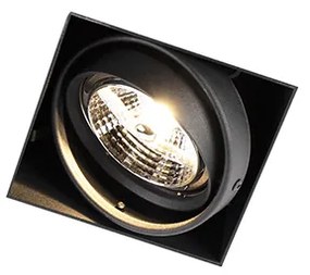 Spot integrat negru GU10 AR70 fara rama - Oneon