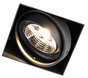 Spot integrat negru GU10 AR70 fara rama - Oneon