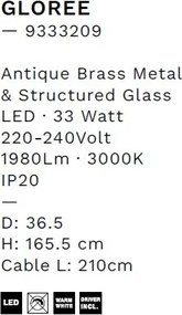 Lampadar/Lampa de podea LED design decorativ GLOREE