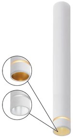 Spot aplicat tavan SPLIT alb L-30,2cm