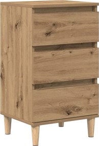 vidaXL Dulap de noapte Stejar Artizanal 40 x 35 x 70 cm Lemn compozit