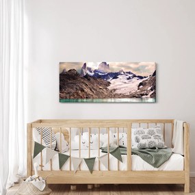 Tablou cu lac montan (120x50 cm)
