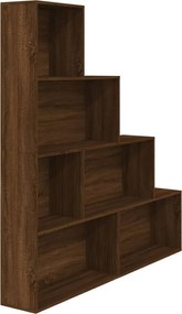vidaXL Bibliotecă, stejar maro, 155x24x160 cm