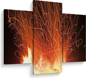 Tablou cu focul (90x60 cm)