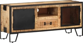 vidaXL Comodă TV, 110x31x46, lemn de mango nefinisat