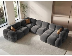 Colțar gri (cu colț pe partea stângă/în formă de "U") Loretto – Cosmopolitan Design