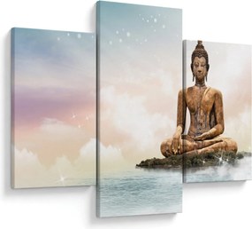 Tablou - Buddha care supraveghează pământul (90x60 cm)