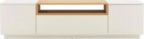 Comoda TV LOFT 160cm natur/ alb