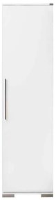 Dulap multifunctional Adore Diamond, 8 rafturi , Usa reversibila, Alb 50 x 187 x 35  Cm