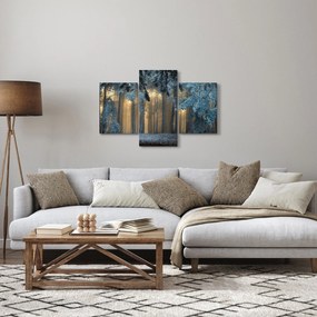Tablou cu pădure înzăpezită (90x60 cm)