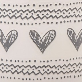 Ceașcă de ceramică Inimioare III, 450 ml