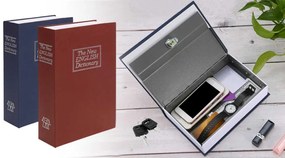 Caseta de valori tip carte-albastru