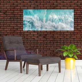 Tablou - Vedere a valurilor oceanului (120x50 cm)