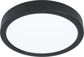 Eglo 901325 - Plafonieră LED pentru baie FUEVA LED/11,5W/230V Ø21,1 cm IP44 negru