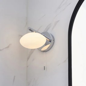 Endon 97181 - Aplica de perete pentru baie MOBIAS, 1xG9/3W/230V, IP44, crom lucios