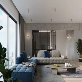 Plafonieră SALGADO 1xE27/60W/230V beton