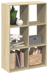 vidaXL Bibliotecă/separator cameră stejar sonoma 69,5x29x103,5 cm lemn