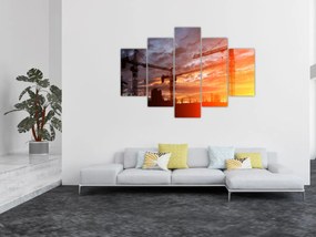 Tablou - Șantier de construcții (150x105 cm)