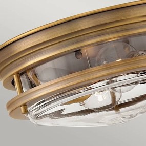 Quintiesse QN-HADRIAN-FS-BR-CLEAR Corp de iluminat exterior HADRIAN 2xE27/40W/230V IP44 bronz