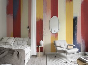 Tapet Paint Stripes, Multi, Rebel Walls